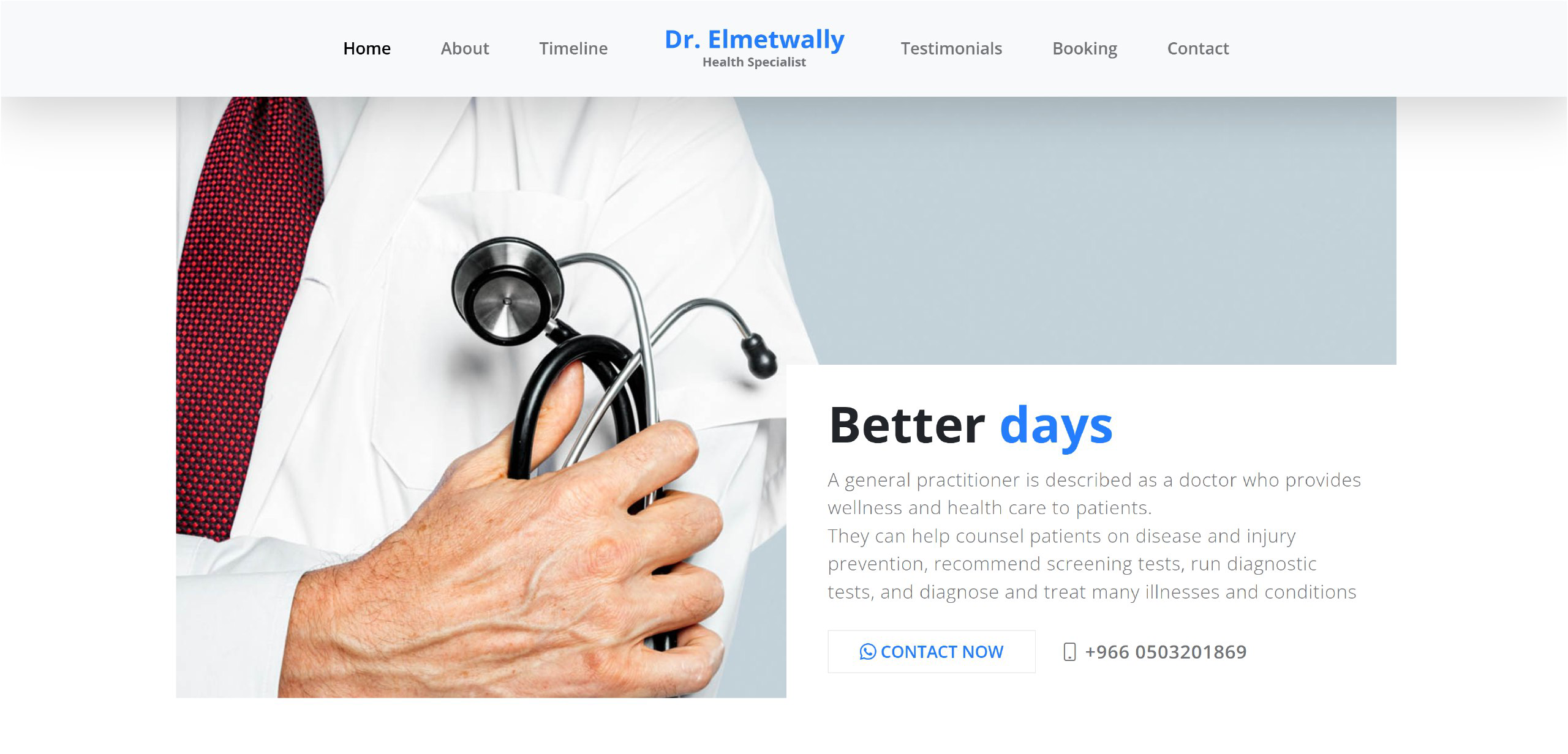Doctor portfolio