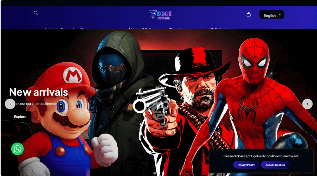 متجر Digistoorm الإلكتروني