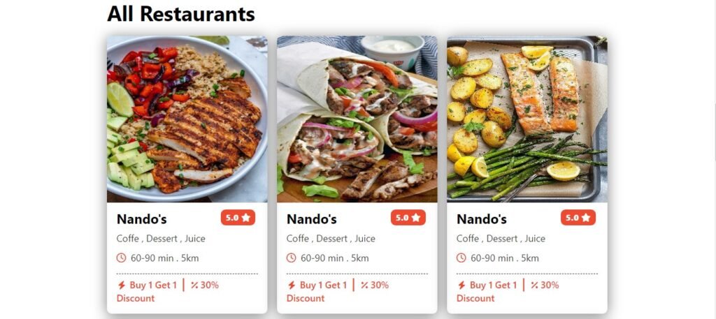 موقع مطعم بلدي اكسبرس – Baladi Express Restaurant Website