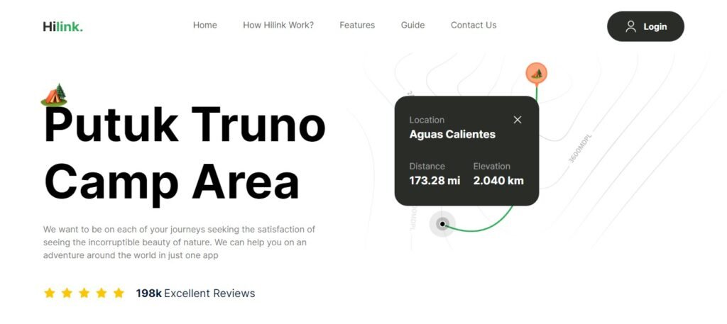 موقع تعريفي بواجهة جذابة وتجربة سلسة