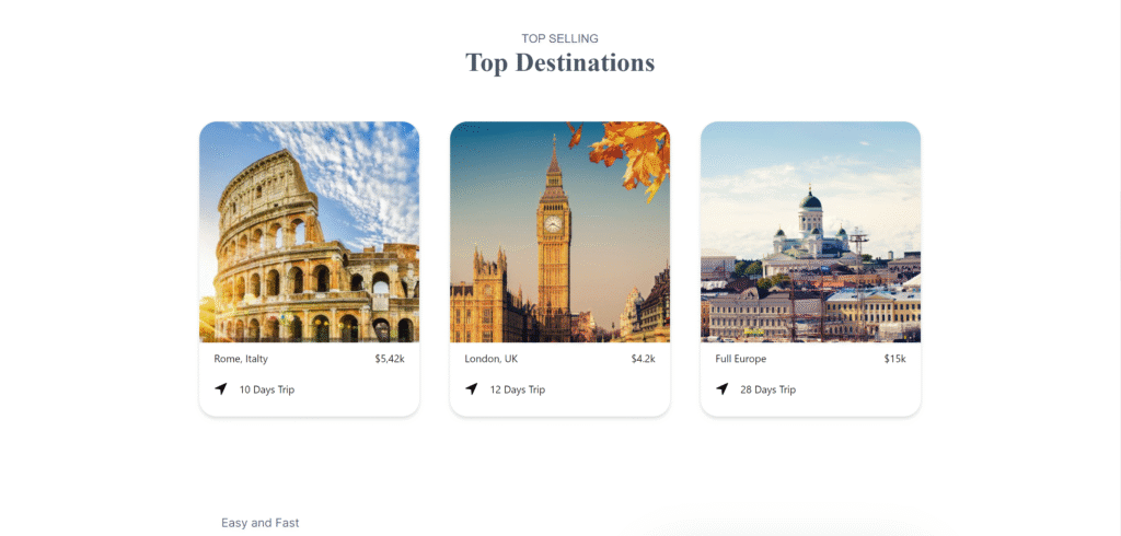 موقع جادُو للسفر – Jadoo Travel Landing Page