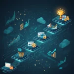 عمل متجر الكترونى